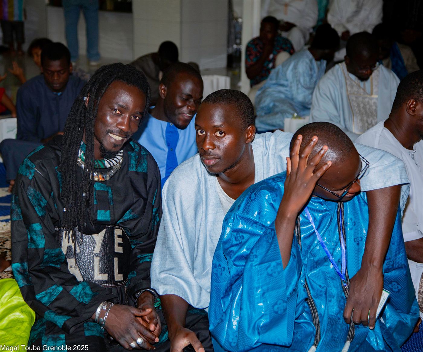 Fidèles réunis lors du Magal de Touba à Grenoble