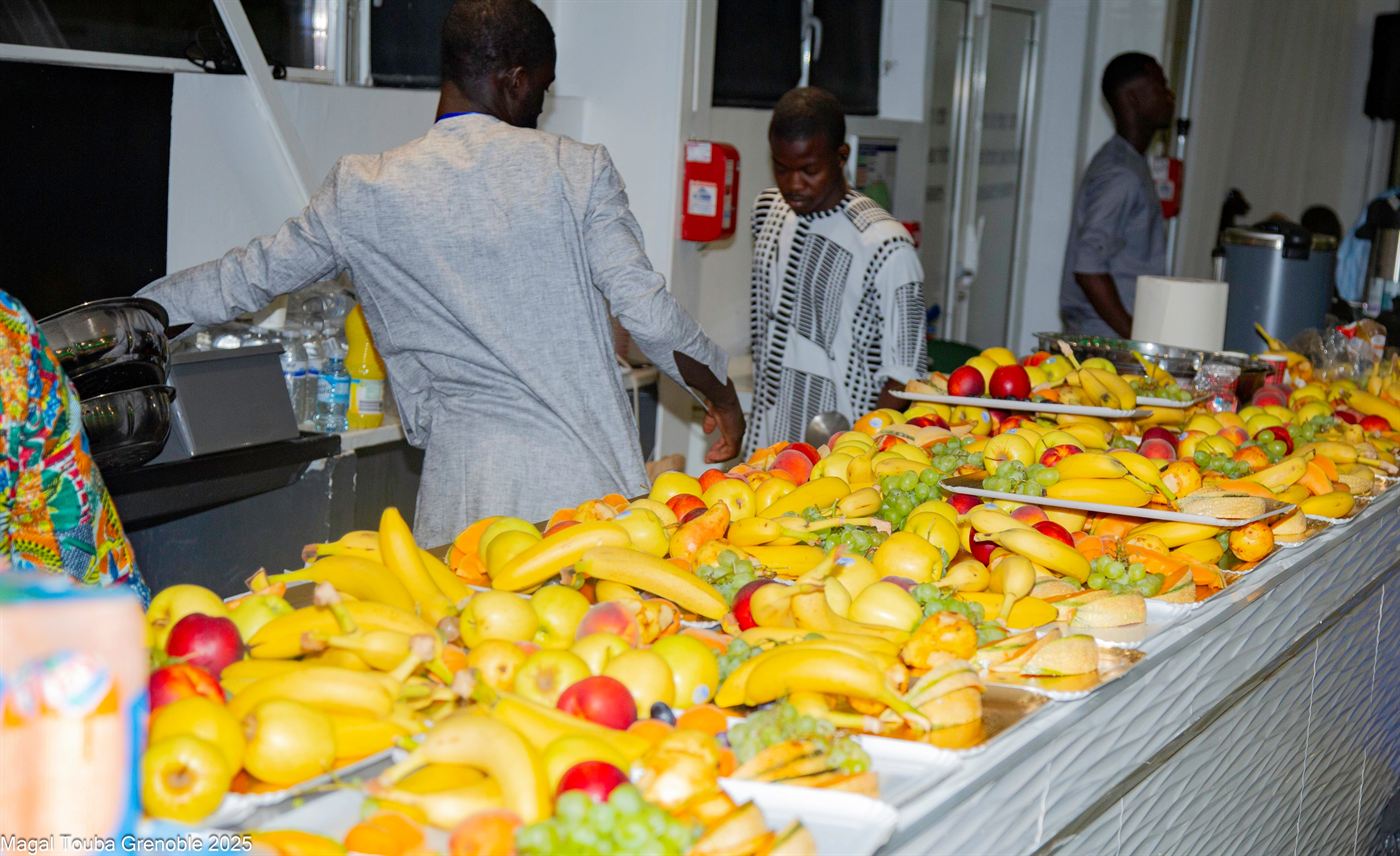 Préparation du repas communautaire du Magal